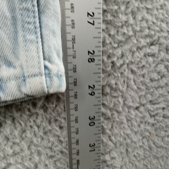 Levis Silvertab Jeans Mens 38x30 Blue Light Wash Distressed Loose Baggy Denim - Picture 8 of 13